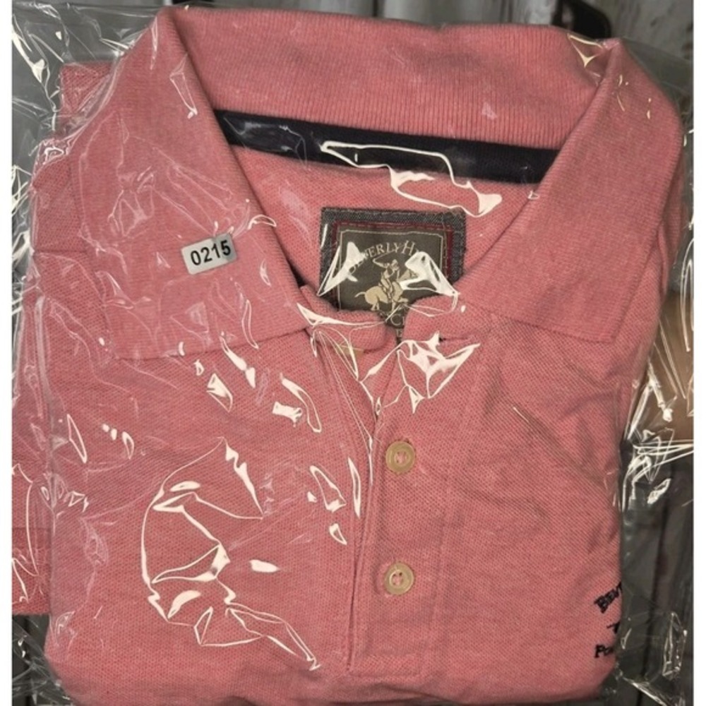 Men's Beverly Hills Red Polo Club Shirt W/Pony Logo Active Golf Size XL - Picture 6 of 6